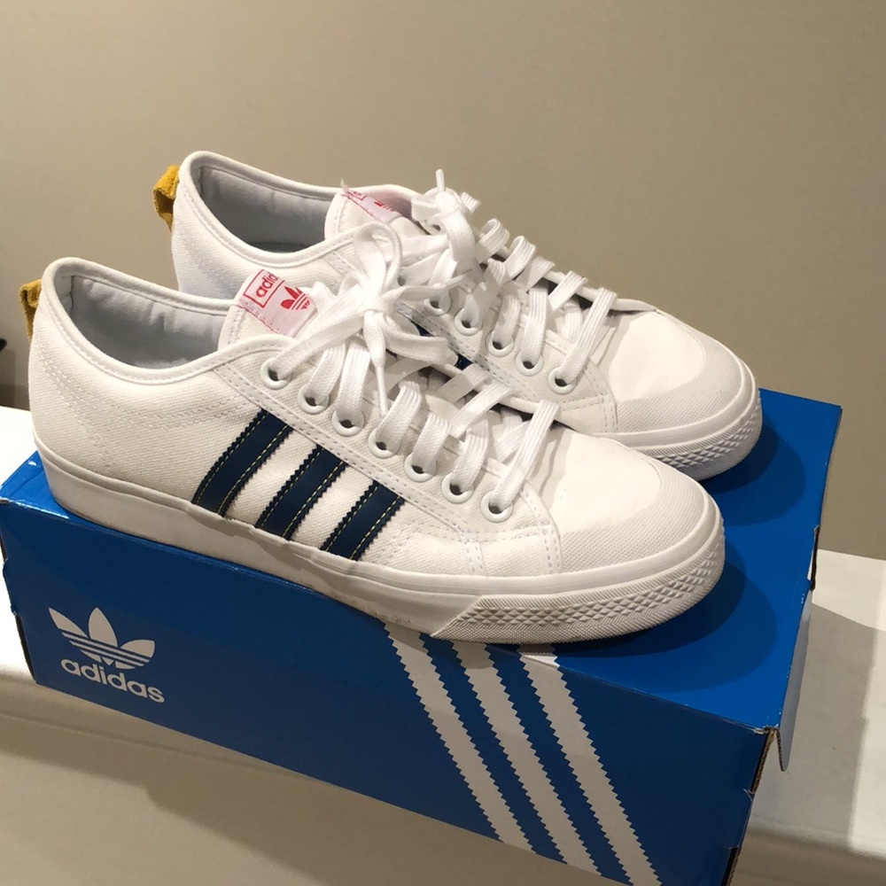 Adidas Nizza Originals classic canvas sneaker.